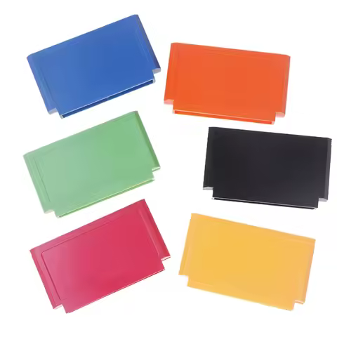 Replacement 8 bit Game Cartridge Plastic Shell Game Card for FC 8-Slot Game Console Repair Spare Par