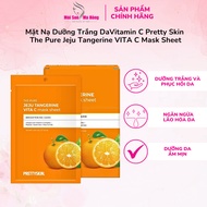 Vitamin C Pretty Skin The Pure Jeju Tangerine VITA C Mask Sheet