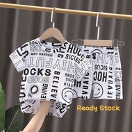 Boy Clothes Fashion Short Sleeve Suits 男童洋气时髦短袖套装