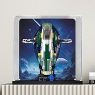 [Acrylic Display Box] Acrylic Display Box Suitable for Lego Star Wars 75409 Jago Fett's Fire-breathi