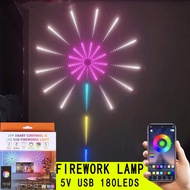 180 LED fireworks Fairy Lights Christmas lights outdoor Decorations for Home Dream Color Lamp 5050 R