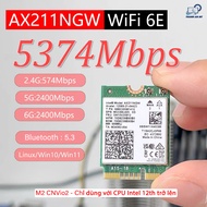 Genuine 3-band Intel Wi-Fi 6E AX211 NGW (key E) CNVio2 WIFI Card with integrated Bluetooth 5.3