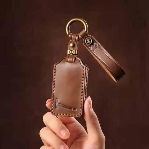 Suitable for the 2025 Volvo EX30 Leather Car Key Case EX30Ultra Plus Car Key Decorative Protective C