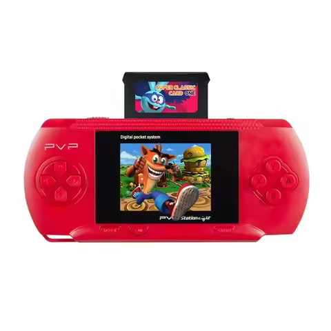 PVP 3000 Handheld Game Console Built-in Retro Games - 2.4 Inch Portable Video Game Player, AV Output