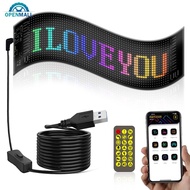 OPENMALL RGB Car LED Matrix Pixel Panel DIY LIghting Graffiti Scrolling Text Board Windshield Advert