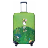 หมามอลทีส ผ้าคลุมกระเป๋าเดินทาง ผ้าสแปนเด็กซ์ แบบยืดหยุ่น ยืดหยุ่น Maltese Puppy Luggage Cover 18 20