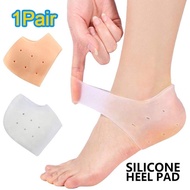 Heel Protector, Foot Spa Scrub Silicone Gel Heel Foot Cushion Anti Crack Moisturizing Foot Cover Shoe Heel Pad Heel Liners Shoe Accessories Heel Protectors for Womens Shoes Non-slip Adhesive Sole Stickers