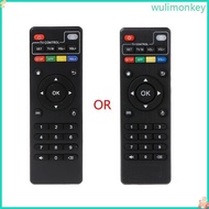 WU IR Remote Control For Android TV Box H96 pro+ M8N M8C M8S for V88 X96 MXQ T95N T95X  Replacement 