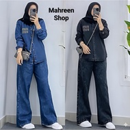 MODERN WOMEN'S ONESET Women's Jeans Set Trendy Women's Outfit/ Denim Set