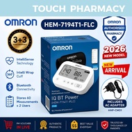 [NEW MODEL] OMRON Automatic Blood Pressure Monitor HEM-7194T1 (Bluetooth with Adapter/IQ BT Power HE