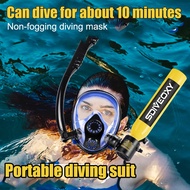 0.5L Mini Diving Equipment Set – Beginner Scuba Kit with Regulator, Diving Mask,