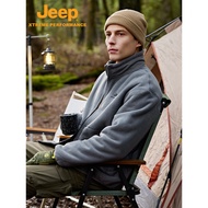 Jeep Jeep Outdoor Fleece Fleece Jacket Men Warm Flagship Store Men's Autumn Winter Official Men's Fl