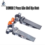 COMBO 2 Passes for off-road chair legs, accessories for attaching off-road chair legs for Fishing Fi