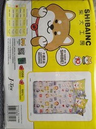 SHIBAINC 雙人4呎半  柴犬 床單 枕頭袋