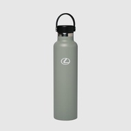 【Lexus】Hydro Flask標準口真空保溫鋼瓶 灰綠24oz