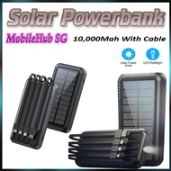 Powerbank SOLAR 10,000mah WITH ATTACH CABLE