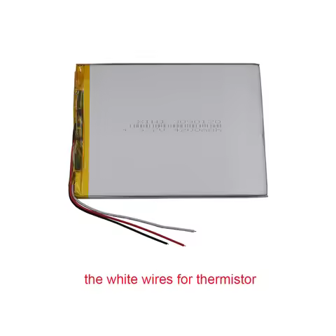 3.7V 4200 mAh 15.54Wh Thermistor 3-Wires Li-Polymer Rechargeable Li Lithium Battery 3090120 For GPS 