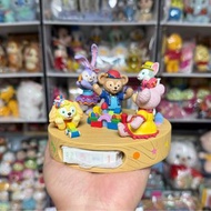 HKDL Disney Duffy & Friends 萬年曆 積木日曆 模型 擺設 - Duffy & ShellieMay & Gelatoni 畫家貓 & StellaLau & CookieA