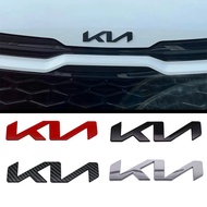 3D ABS KN Logo Styling Car Front Hood Emblem Rear Trunk Badge Sticker For KIA K2 K3 K4 K5 KX3 KX5 KX