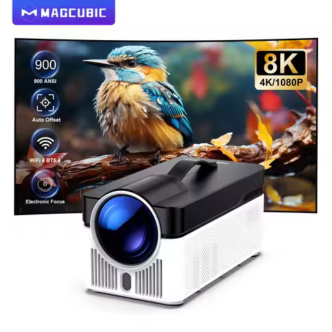 Magcubic HY450 Projector With Ultra Short Throw Auto Offset 1080P 8K Electronic Focus 900 ANSI Air M