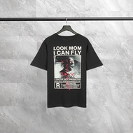 New Travis Scott Cactus Jack Astroworld Look Mon I Can Fly T-Shirt Hip Hop T Shirts Quality Cotton S