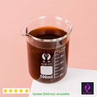 Glass Mug Measuring Cup Chemical Lab Measuring Borosilicate Glass GG 17