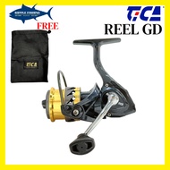 TICA REEL Gold FISHING SPINNING REEL Reel UltraLight UL Ajing Spinning Reel Shallow Line Spool Light