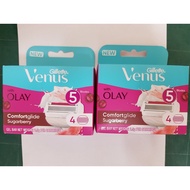 Gillette Venus Olay Comfortglide Sugarberry Razor Refill Cartridges, 2pk(4+4=8 cartridges)