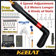 ❄KEELAT Rivet Gun Tufting Gun Manual Steel Nails Gun Concrete Rivet Tool Steel Wall Anchor Wire Slotting Device Nail✸