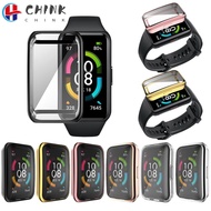 CHINK Cover Soft Shell Bumper Full Screen Protector for Honor Band 6 Huawei Band 6