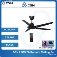 DEKA Ceiling Fan 56 Inch DC Motor 14-Speed Remote Control Ceiling Fan SCX 56 (SCX56)