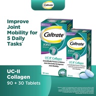 CALTRATE Joint Health UC-II Collagen Supplement, 2X More Effective vs Glucosamine & Reduce Joint Dis