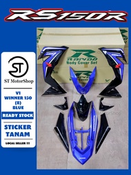 HONDA RS-150R RS150R V1 WINNER 150 (8) BLUE COVER SET (STICKER TANAM) RAPIDO NEW ACCESSORY AKSESORI
