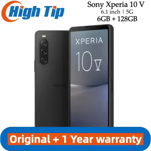 Original Sony Xperia 10 V 10V 5G XQ-DC54 XQ-DC72 Janpanese 6GB 128GB ROM 6.1" OLED Snapdragon Octa C