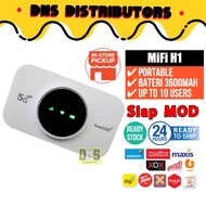 Portable Modem H1 Router 4G LTE Unlimited Hotspot Mobile WiFi MiFi SIAP MOD Pocket WiFi Support All 