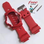GA 200 STRAP AND BEZEL REPLACEMENT GA200 GA201 GAS100 GA-200 GA-201 GAS-100 Matte Red