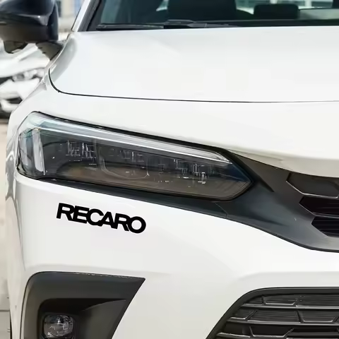 RECARO Logo Sticker - PE Decal for, Trucks, Motorcycles, , Doors & - Iconic RECARO Branding Design (