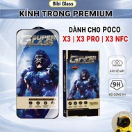 Poco X3 pro / X3 NFC / X3 premium tempered glass full screen phone screen protector