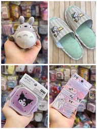 🇯🇵日本直送🇯🇵  🌈龍貓毛公仔匙扣、Snoopy 成人家居拖鞋、Kuromi 小食盒/餐盒/食物啪盒(日本製) 、Melody & Kuromi 膠布