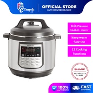 Sharp 12 Cooking Function Pressure Cooker Included 2 Inner Pots (8.0L) KQ809ST
