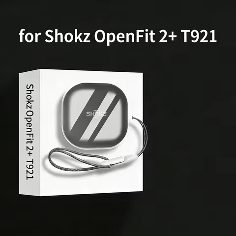 For SHOKZ OpenFit2+ T921 Clear Case TPU Transparent Earphone case Covers OpenFit Air Bluetooth Earph