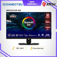 MSI 32" Optix MPG321UR-QD UHD 144Hz 1ms G-Sync IPS Gaming Monitor