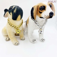 Pet Dog Collar Cuban Chain Dog Chain Dog Collar Lock Dog Chain French Bulldog Pitbull Collar [EG]
