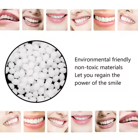 5/10/20/30/50/100g Dental Resin Shapeable Teeth Glue Temporary Filling Teeth Repair Makeup Dental Ma