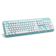 Esense 3700 Retro Round Standard Keyboard Green