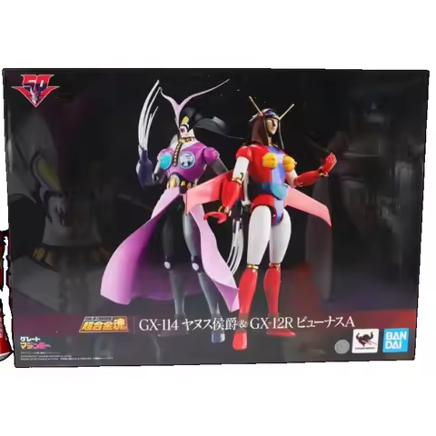 【In Stock】Original Bandai SOUL OF CHOGOKIN Great Mazinger Action Figures GX-114 JANUS & GX-12R VENUS