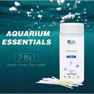 Yee Aquarium 7in1 Water Quality Test Kit Bottle Test Strip YAN-811/812 PH Ammonia Nitrite Nitrate Ch