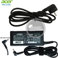 Acer 19V 2.37A adapter small plug + power cable
