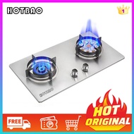 Gas Stove Embedded Gas LPG Large Size Gas Stove Dual Stove/Built-in Dual Burner Gas Stove with Thermoco