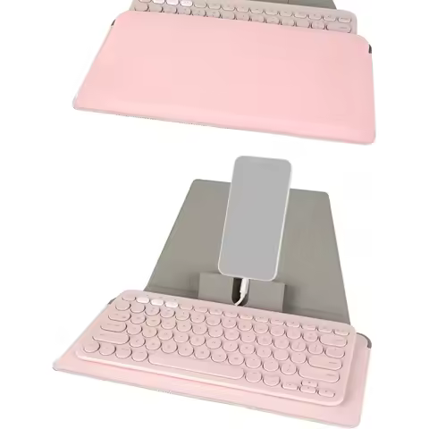 Geekria Compact Keyboard Case With Phone And Tablet Holder Compatible With Logitech K380/KEYS-To-GO 